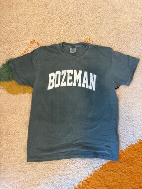 Bozeman Graphic Crewneck T-Shirt - Pine Green